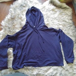 NWOT crop pullover hoodie